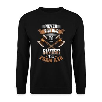 Larping RPG LARP Fantasy Jeu de rôle - Sweat-shirt Unisexe - noir - Devant - Alina (178cm) & Michal (187cm)
