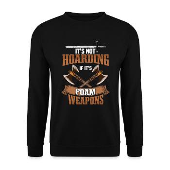 Jeu de Rôle LARP RPG Fantaisie - Sweat-shirt Unisexe - noir - Devant - Alina (178cm) & Michal (187cm)