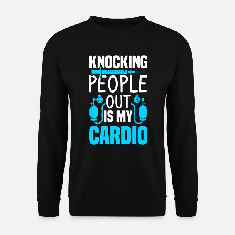 Anesthesiologist Anesthesia Anesthesia Nurse - Unisex Sweatshirt - black