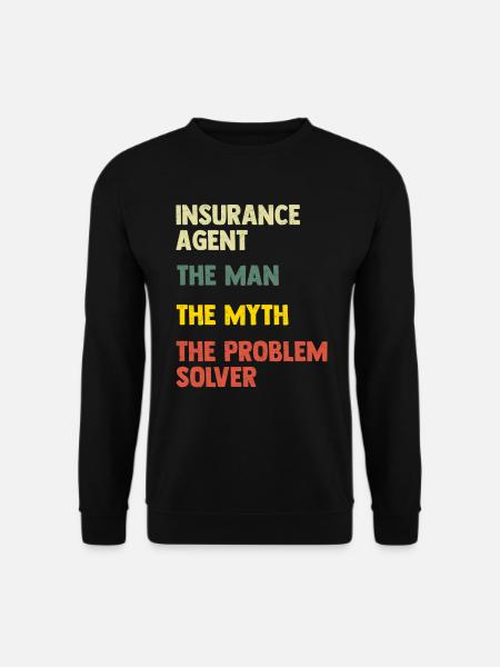 Versicherungsvertreter Lustig - Unisex Pullover - Schwarz