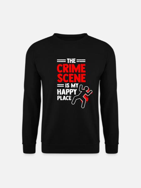 Tatort Forensiker Kriminaltechnik - Unisex Pullover - Schwarz
