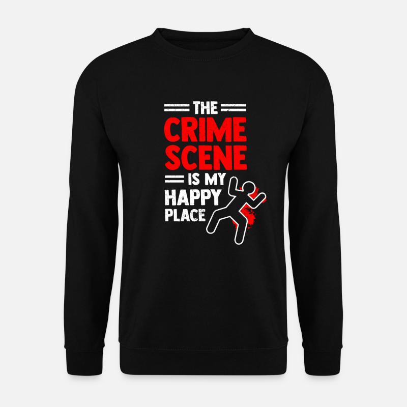 Tatort Forensiker Kriminaltechnik - Unisex Pullover - Schwarz