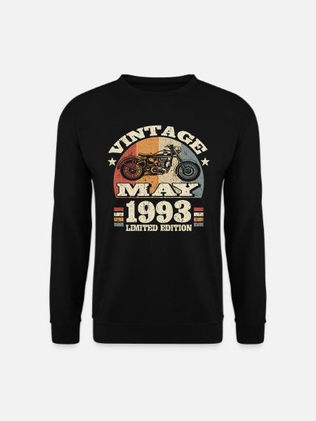 Born in May 1993 - 30 years old - Unisex Sweatshirt - black
