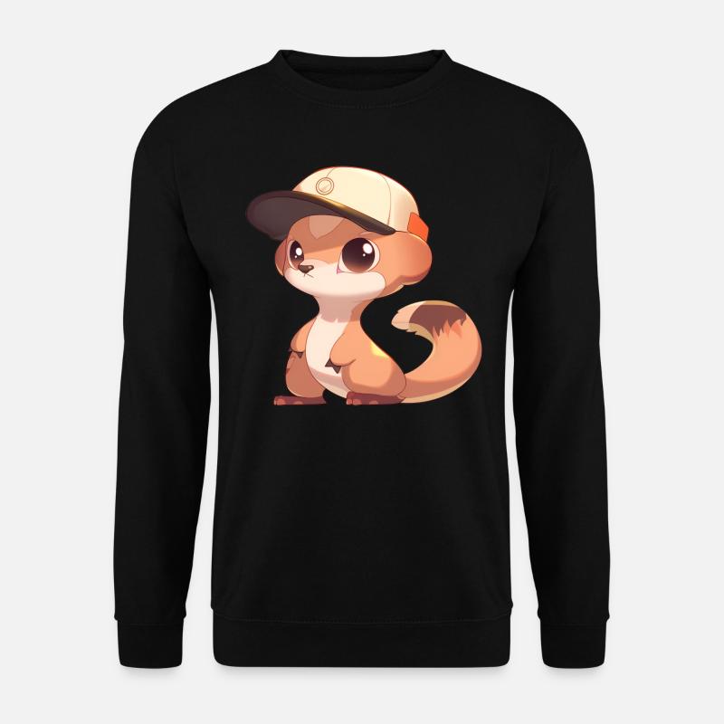 Cute Mongoose - Unisex Sweatshirt - black