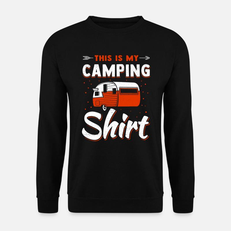 Camping Wohnmobil Camper Wohnwagen - Unisex Pullover - Schwarz