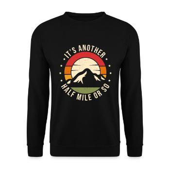 Randonnée alpiniste Randonnée Escalade - Sweat-shirt Unisexe - noir - Devant - Alina (178cm) & Michal (187cm)
