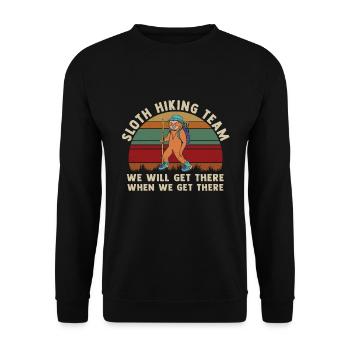 Randonnées Randonnées Randonnées Alpinistes - Sweat-shirt Unisexe - noir - Devant - Alina (178cm) & Michal (187cm)