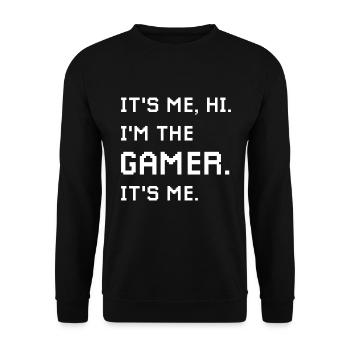 Jeu vidéo Gamer Gamer Nerd Funny - Sweat-shirt Unisexe - noir - Devant - Alina (178cm) & Michal (187cm)