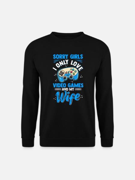 Gaming Funny Video Game Gamer Video Games - Unisex Sweatshirt - black