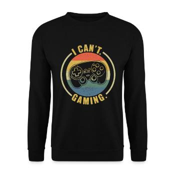 Nerd Gamer Gaming Gaming Video Games - Unisex Sweatshirt - black - Front - Alina (178cm) & Michal (187cm)