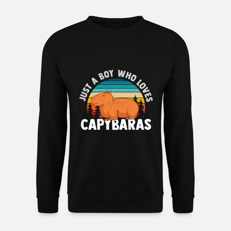 Capybara Drôle Capybara Rongeur - Sweat-shirt Unisexe - noir