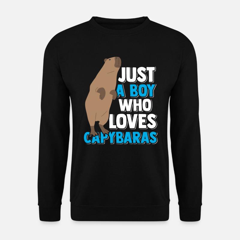 Capybara Rongeur Capybara Drôle - Sweat-shirt Unisexe - noir