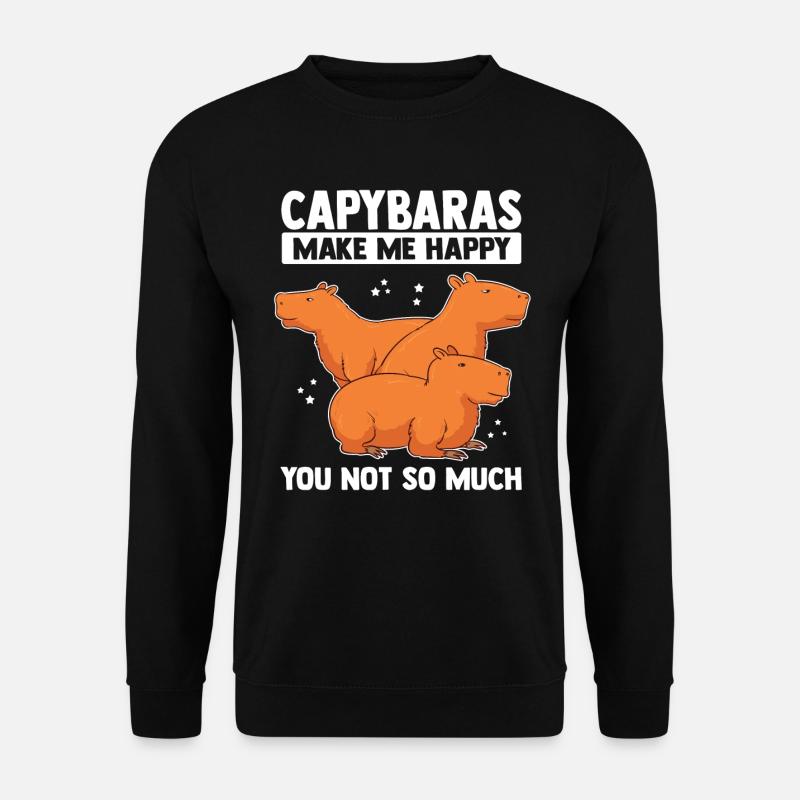 Capybaras capybara pet - Unisex Sweatshirt - black