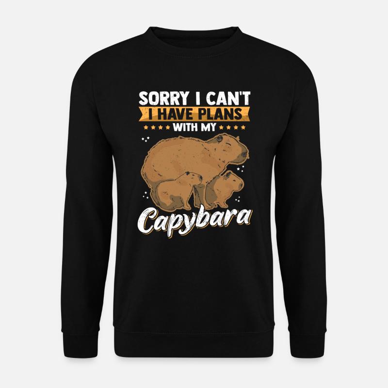 Capybara breeders rodents capybaras - Unisex Sweatshirt - black