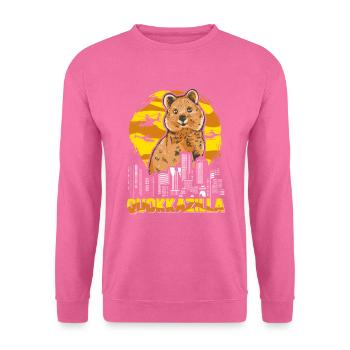 Quokka Beuteltier Quokkazilla - Unisex Pullover - Pink - Vorne
