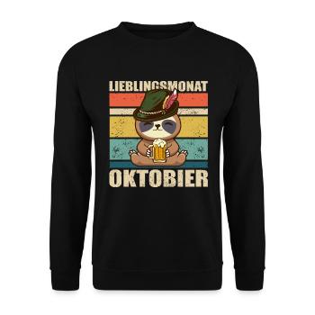 Buveurs de bière, bière, alcool, amateurs de bière, octoians - Sweat-shirt Unisexe - noir - Devant - Alina (178cm) & Michal (187cm)