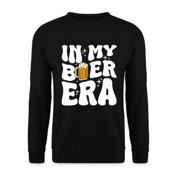 Bière Buveur de bière Amateur de bière Alcool - Sweat-shirt Unisexe - noir - Devant - Alina (178cm) & Michal (187cm)