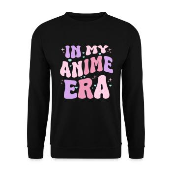 Anime Cosplay Otaku Japon Rétro - Sweat-shirt Unisexe - noir - Devant - Alina (178cm) & Michal (187cm)