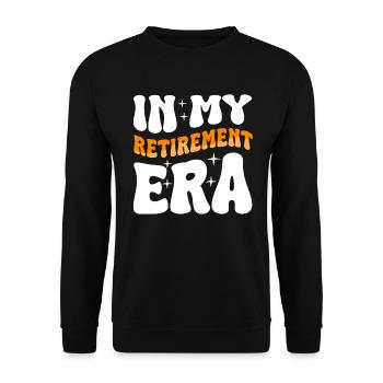 Retirement Retirement Retiree Era - Unisex Sweatshirt - black - Front - Alina (178cm) & Michal (187cm)