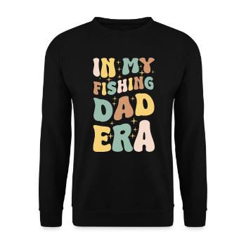 Pêcheur Papa Era Drôle Pêcheur Pêche - Sweat-shirt Unisexe - noir - Devant - Alina (178cm) & Michal (187cm)