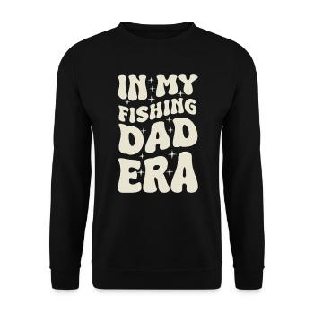 Papa Pêche Drôle Pêcheur Pêcheur Pêcheur - Sweat-shirt Unisexe - noir - Devant - Alina (178cm) & Michal (187cm)