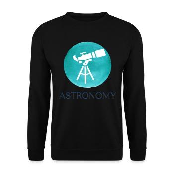 Astronomie - Unisex Pullover - Schwarz - Vorne - Alina (178cm) & Michal (187cm)