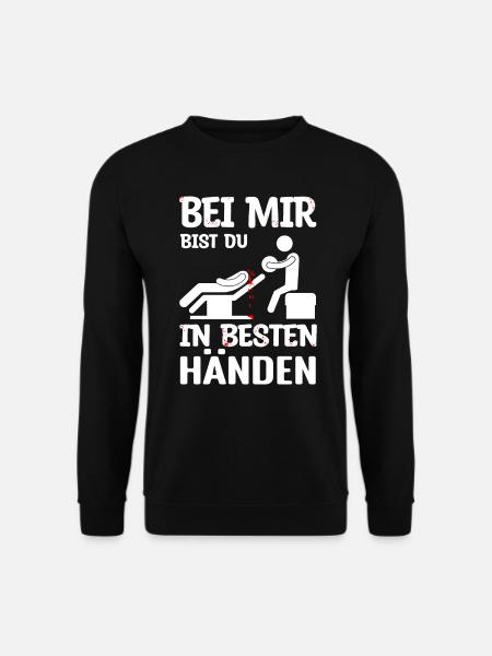 Physiotherapist Physiotherapy Chiropractor - Unisex Sweatshirt - black