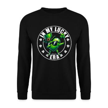 Fête de la Saint-Patrick Bonheur irlandais Irlande - Sweat-shirt Unisexe - noir - Devant - Alina (178cm) & Michal (187cm)