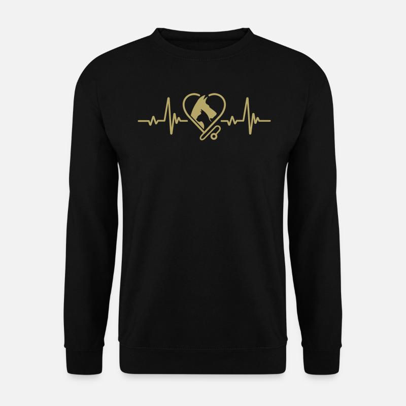 Tierarzt Tiere Tierarzt - Unisex Pullover - Schwarz