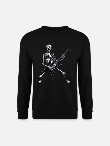 Guitariste Rock Musique Guitare Guitare Professeur de Guitare - Sweat-shirt Unisexe - noir
