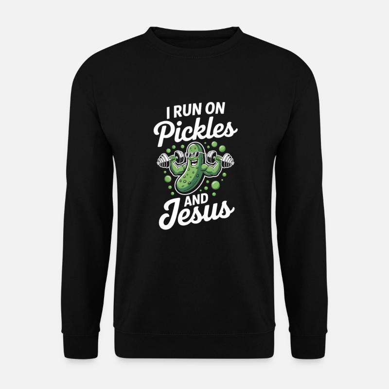 Concombre Jésus Foi Chrétien - Sweat-shirt Unisexe - noir