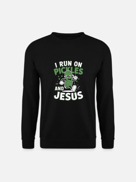 Concombre Jésus Foi Chrétien - Sweat-shirt Unisexe - noir
