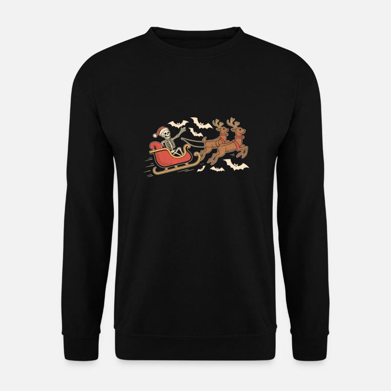 Halloween Party Im Winter Winterween - Unisex Pullover - Schwarz
