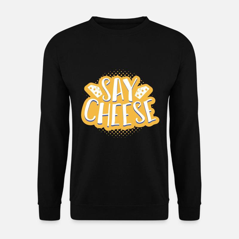 Cheese - Unisex Sweatshirt - black