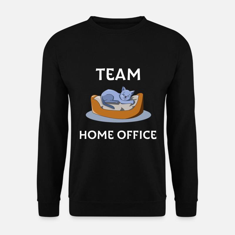 Home Office - Unisex Pullover - Schwarz