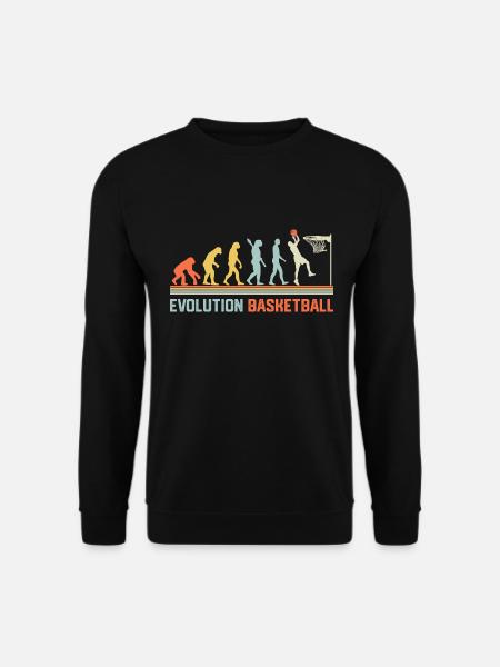 Basketball Evolution - Unisex Sweatshirt - black