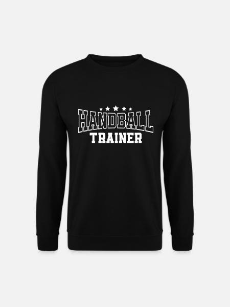 Handball Handballer Trainer - Unisex Pullover - Schwarz