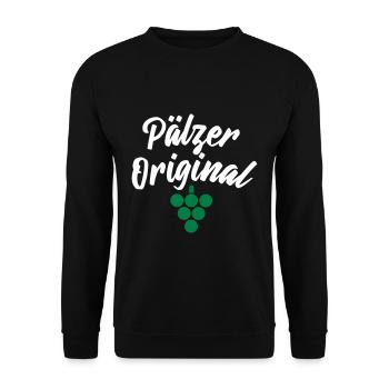 Pälzer Original - Unisex Pullover - Schwarz - Vorne - Alina (178cm) & Michal (187cm)