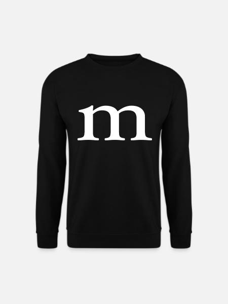 m | M - Unisex Pullover - Schwarz