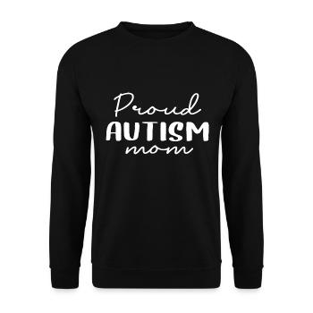 Proud Autism Mom - Sweat-shirt Unisexe - noir - Devant - Alina (178cm) & Michal (187cm)
