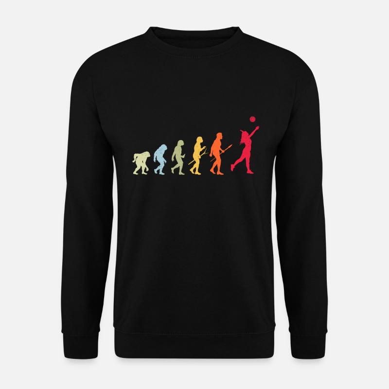 Évolution du volleyball - Sweat-shirt Unisexe - noir