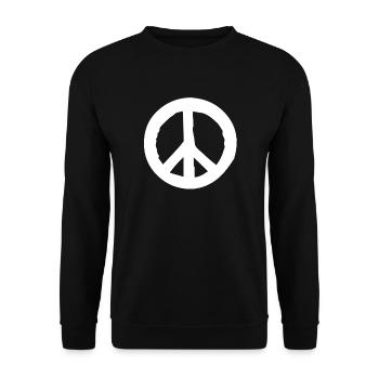Hippy - Unisex Sweatshirt - black - Front - Alina (178cm) & Michal (187cm)
