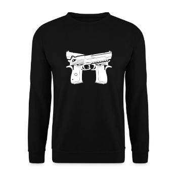 Sagittaire - Sweat-shirt Unisexe - noir - Devant - Alina (178cm) & Michal (187cm)