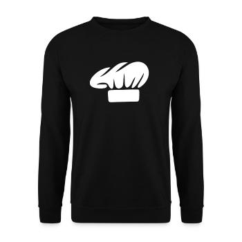 cuisinier - Sweat-shirt Unisexe - noir - Devant - Alina (178cm) & Michal (187cm)