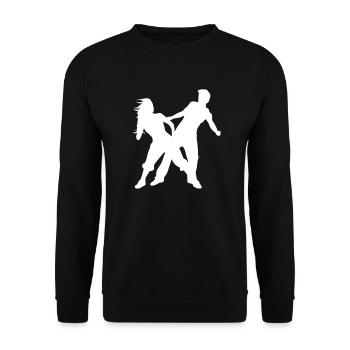 danse - Sweat-shirt Unisexe - noir - Devant - Alina (178cm) & Michal (187cm)
