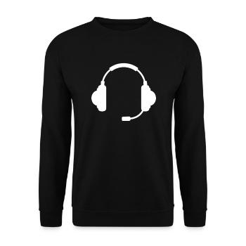 Gaming - Sweat-shirt Unisexe - noir - Devant - Alina (178cm) & Michal (187cm)