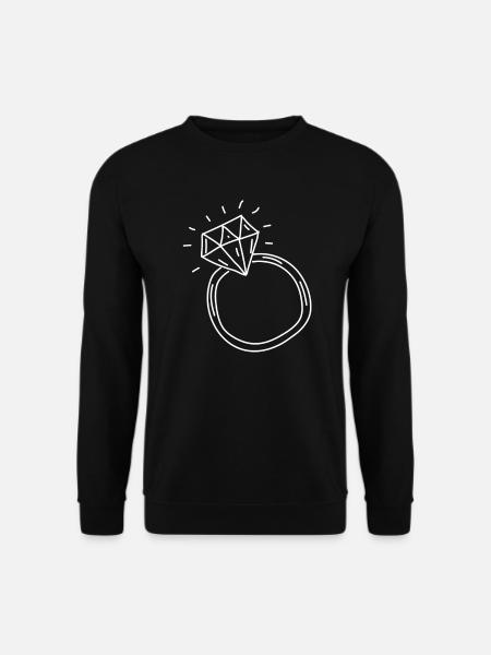 Mariage - Sweat-shirt Unisexe - noir