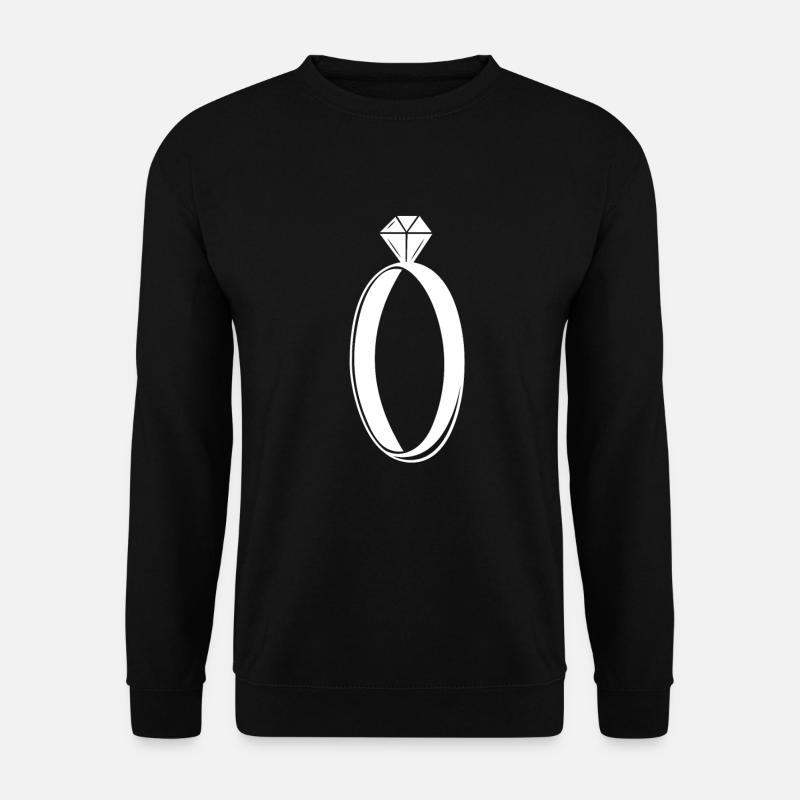 Hochzeit - Unisex Pullover - Schwarz
