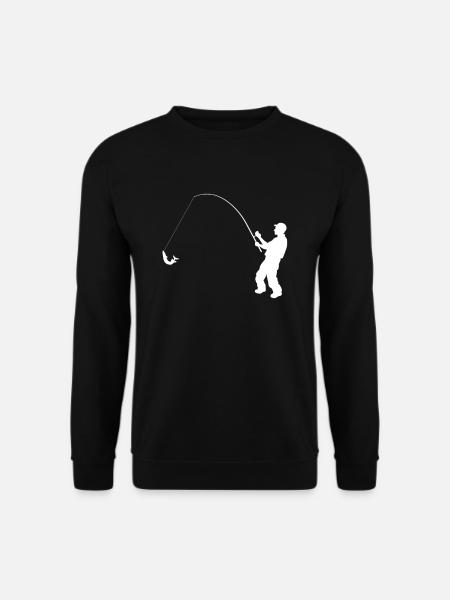 Angeln - Unisex Pullover - Schwarz