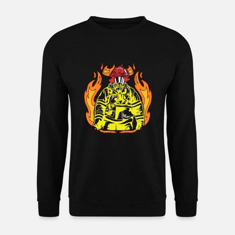 Feuerwehr - Unisex Pullover - Schwarz